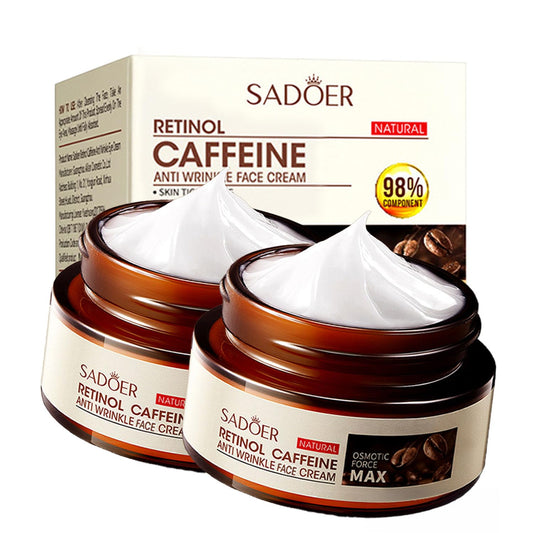 Crème anti-rides contour des yeux retinol cafeine naturelle sadoer